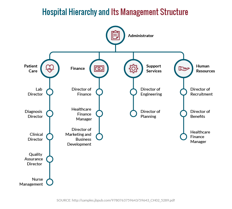 hospital departments structure